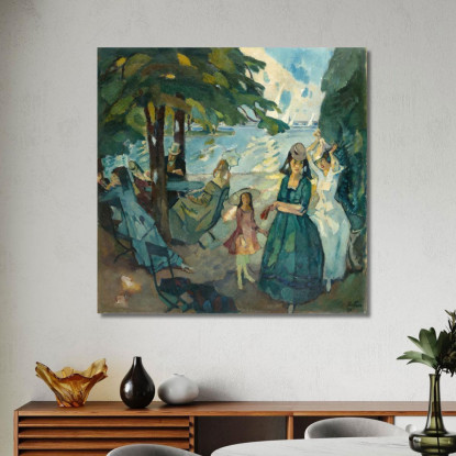 Regata 2 Leo Putz lpz43 quadro stampato su tela