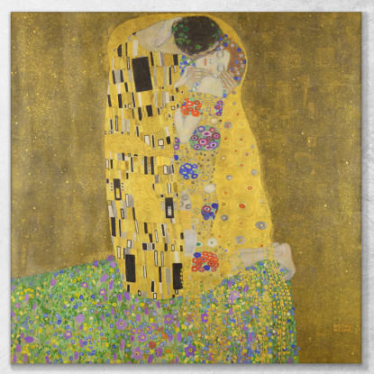 Il Bacio Gustav Klimt kg64 quadro stampato su tela