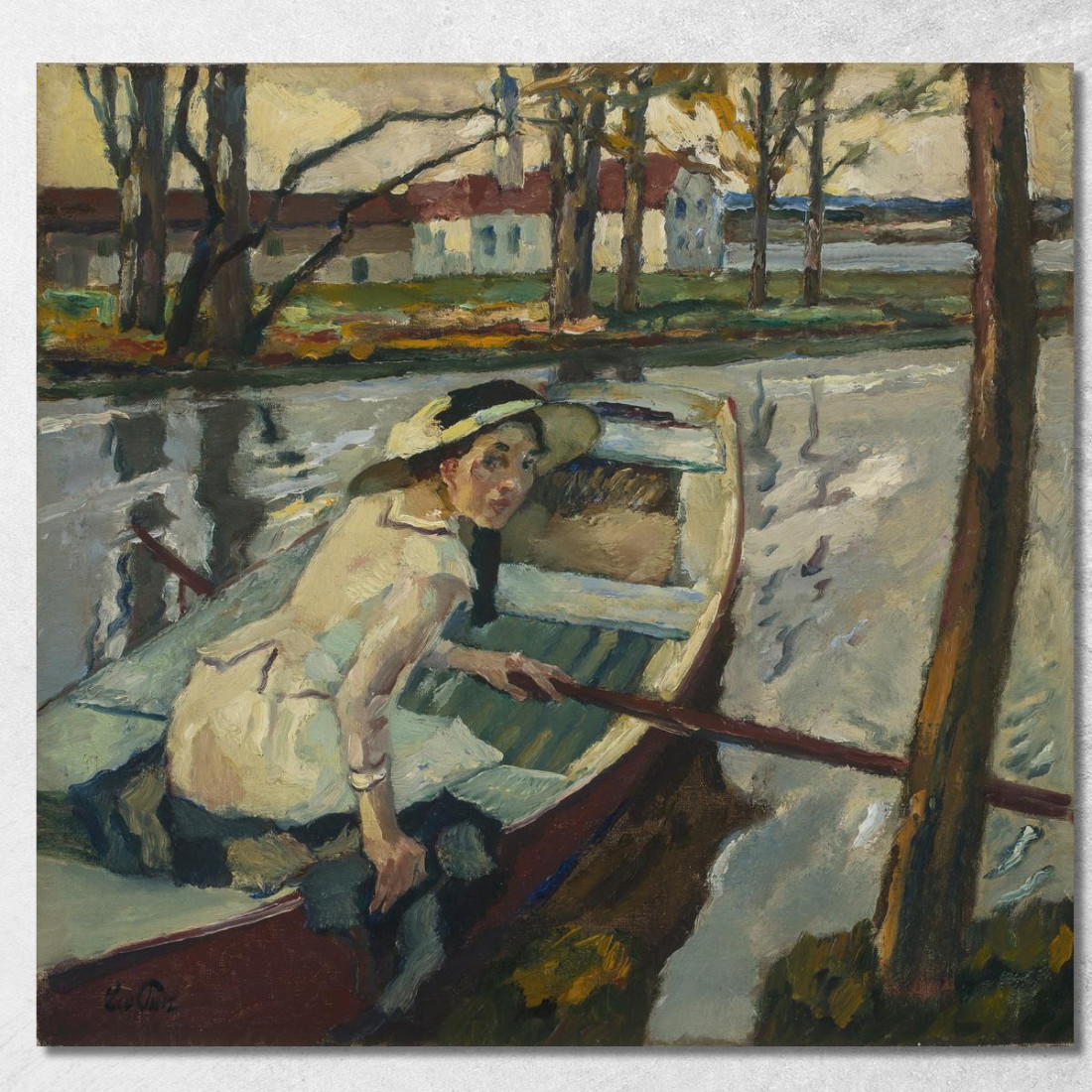Pausa Rude Hartmannsberg Leo Putz lpz46 quadro stampato su tela
