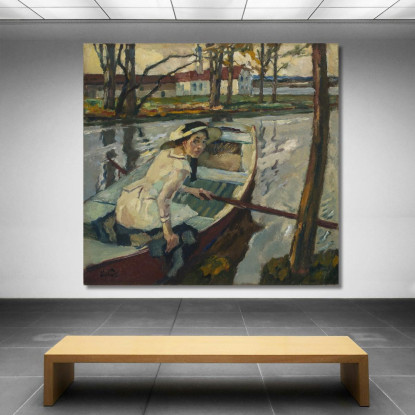 Pausa Rude Hartmannsberg Leo Putz lpz46 quadro stampato su tela