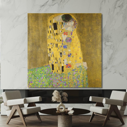 Il Bacio Gustav Klimt kg64 quadro stampato su tela
