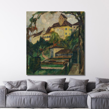 Castello Di Seefeld Iv Leo Putz lpz48 quadro stampato su tela