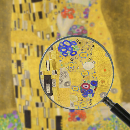 Il Bacio Gustav Klimt kg64 quadro stampato su tela