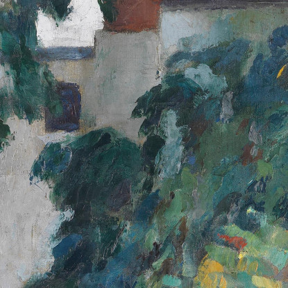 Cortile Del Castello Leo Putz lpz50 quadro stampato su tela
