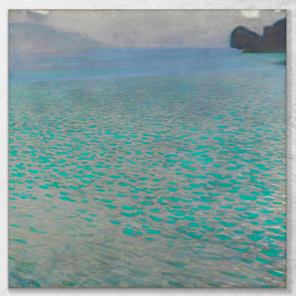 Il Lago Attersee Gustav Klimt kg65 quadro stampato su tela