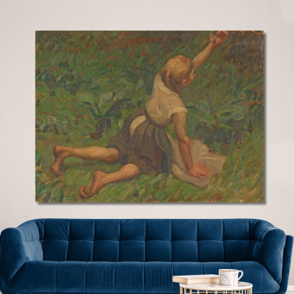 Studio Di Cenerentola Leo Putz lpz54 quadro stampato su tela