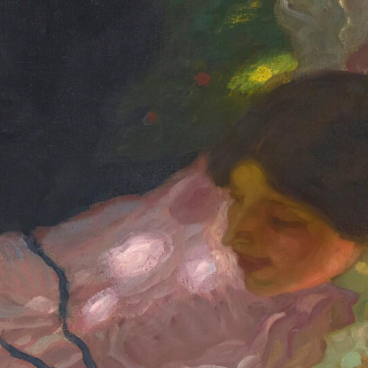Il Pic-Nic Leo Putz lpz58 quadro stampato su tela