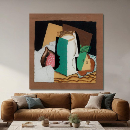 Vetro E Frutta Vetro E Frutta Louis Marcoussis lmr8 quadro stampato su tela
