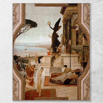 Teatro In Taormina Gustav Klimt kg68 quadro stampato su tela