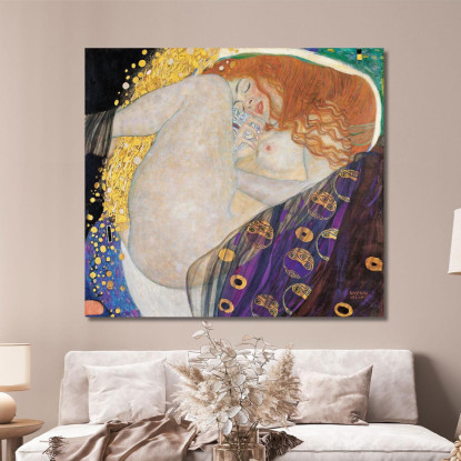 Titolo Danae Gustav Klimt kg69 quadro stampato su tela