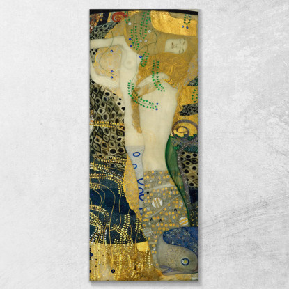 Serpenti D'Acqua I Gustav Klimt kg72 quadro stampato su tela