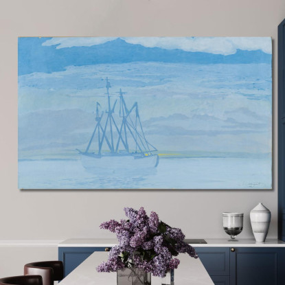 Peschereccio Sul Mare Léon Spilliaert lsp23 quadro stampato su tela