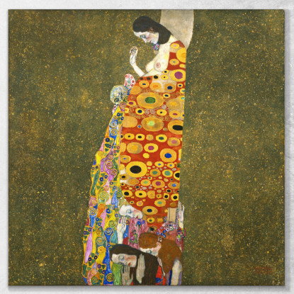 La Speranza Ii Gustav Klimt kg75 quadro stampato su tela