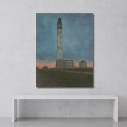 Il Faro Di Ostenda All'Alba Léon Spilliaert lsp34 quadro stampato su tela