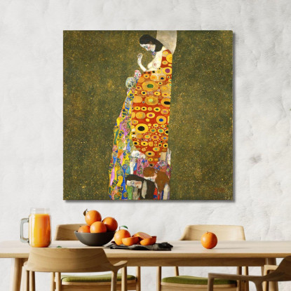 La Speranza Ii Gustav Klimt kg75 quadro stampato su tela