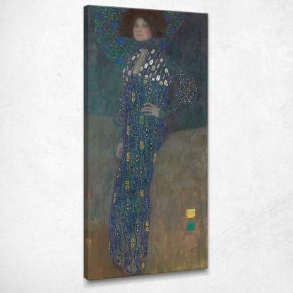 Ritratto Di Emilie Flöge Gustav Klimt kg84 quadro stampato su tela