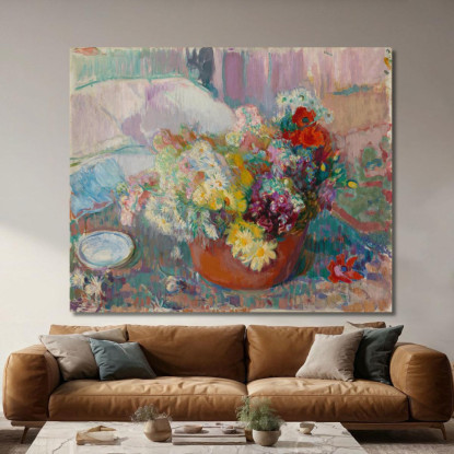 Fiori Magnus Enckell mek18 quadro stampato su tela
