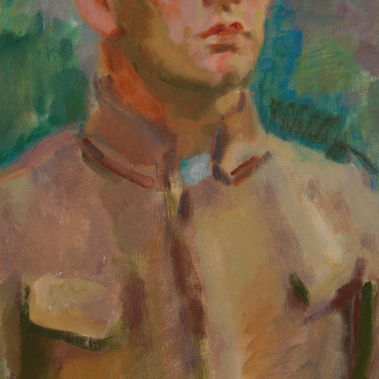 Cacciatore Forestale Gunnar Arnkil Magnus Enckell mek24 quadro stampato su tela
