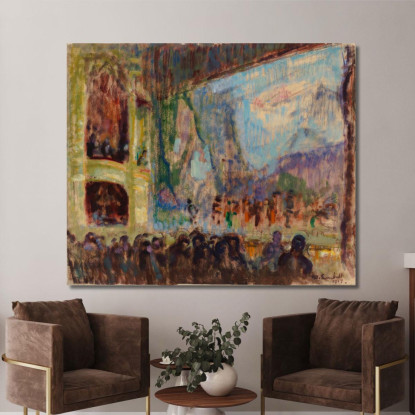 Vista Interna Dell'Opera Finlandese Magnus Enckell mek26 quadro stampato su tela