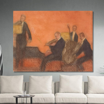 Musica Magnus Enckell mek45 quadro stampato su tela