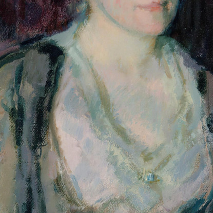 Ritratto Della Signora Agda Vilén Magnus Enckell mek53 quadro stampato su tela