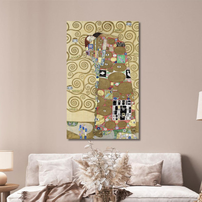 Compimento Gustav Klimt kg93 quadro stampato su tela