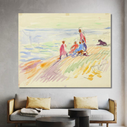 Paesaggio Costiero Magnus Enckell mek71 quadro stampato su tela