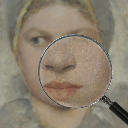 Studio Principale Di Una Ragazza Von Hana Gustav Klimt kg98 quadro stampato su tela