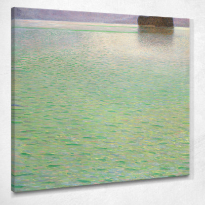 Isola Nell'Attersee Isola Nell'Attersee Gustav Klimt kg99 quadro stampato su tela