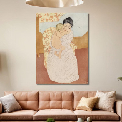 Carezza Materna Mary Cassatt mcs29 quadro stampato su tela