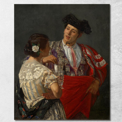 Offrire Il Panal Al Torero Mary Cassatt mcs35 quadro stampato su tela