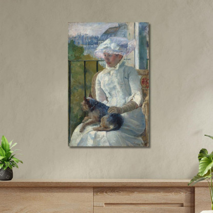 Ragazza Alla Finestra Mary Cassatt mcs67 quadro stampato su tela