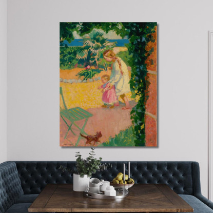 Alo Davanti Al Corpo Di Guardia Maurice Denis mdn2 quadro stampato su tela
