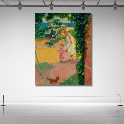 Alo Davanti Al Corpo Di Guardia Maurice Denis mdn2 quadro stampato su tela