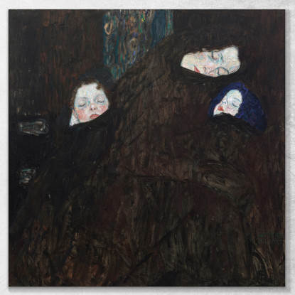 Famiglia Madre Con Due Figli Gustav Klimt kg108 quadro stampato su tela