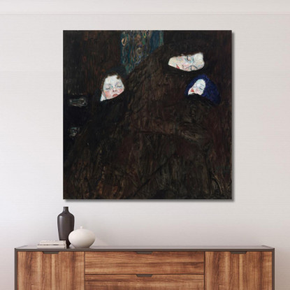 Famiglia Madre Con Due Figli Gustav Klimt kg108 quadro stampato su tela