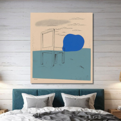 Paesaggio Con Una Sedia Mikuláš Galanda mgl54 quadro stampato su tela