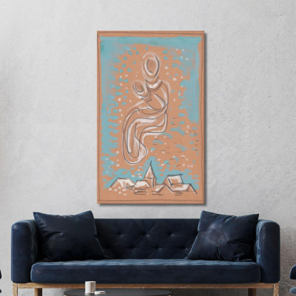 Madonna Mikuláš Galanda mgl66 quadro stampato su tela