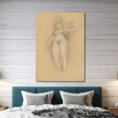 Galleggiante Su Uno Sfondo Scuro Gustav Klimt kg127 quadro stampato su tela