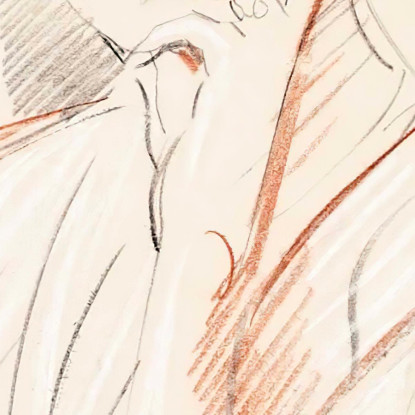 La Signora Con Il Cappello Piumato Paul César Helleu pch15 quadro stampato su tela