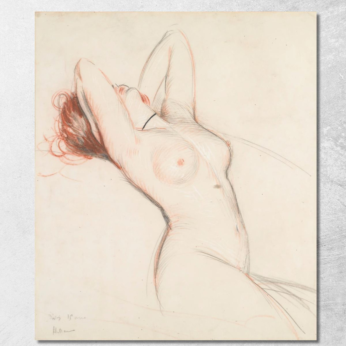 Non Paul César Helleu pch29 quadro stampato su tela