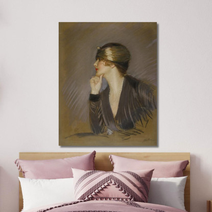 Ritratto Di Lucetta Paul César Helleu pch40 quadro stampato su tela