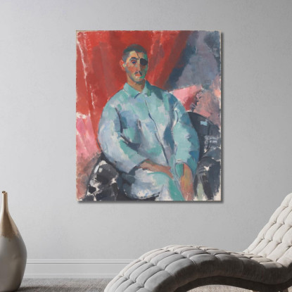 Autoritratto Con Benda Nera Sull'Occhio Rik Wouters rwo27 quadro stampato su tela