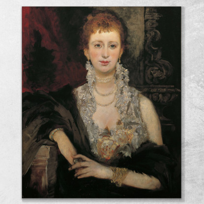 Birra Clotilde Hans Makart hmk12 quadro stampato su tela