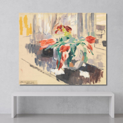 Tulipani Rik Wouters rwo35 quadro stampato su tela