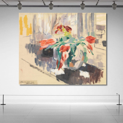 Tulipani Rik Wouters rwo35 quadro stampato su tela