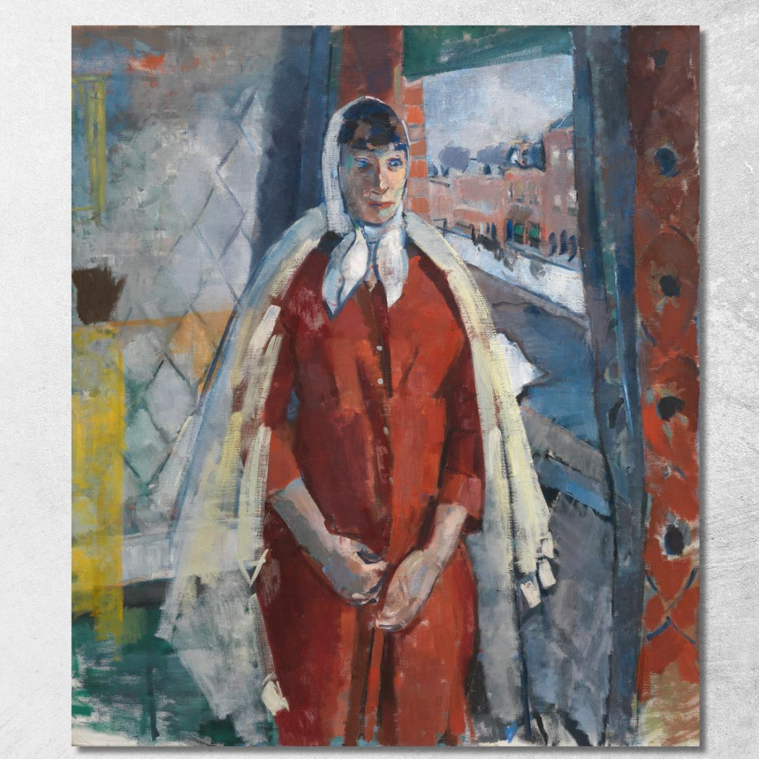 Donna Alla Finestra Rik Wouters rwo37 quadro stampato su tela