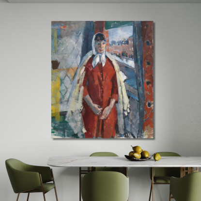 Donna Alla Finestra Rik Wouters rwo37 quadro stampato su tela