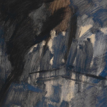 Donna In Nero Che Legge Un Giornale Rik Wouters rwo38 quadro stampato su tela