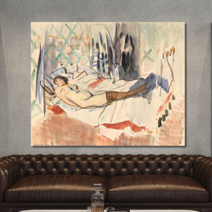 Donna Che Riposa Rik Wouters rwo43 quadro stampato su tela